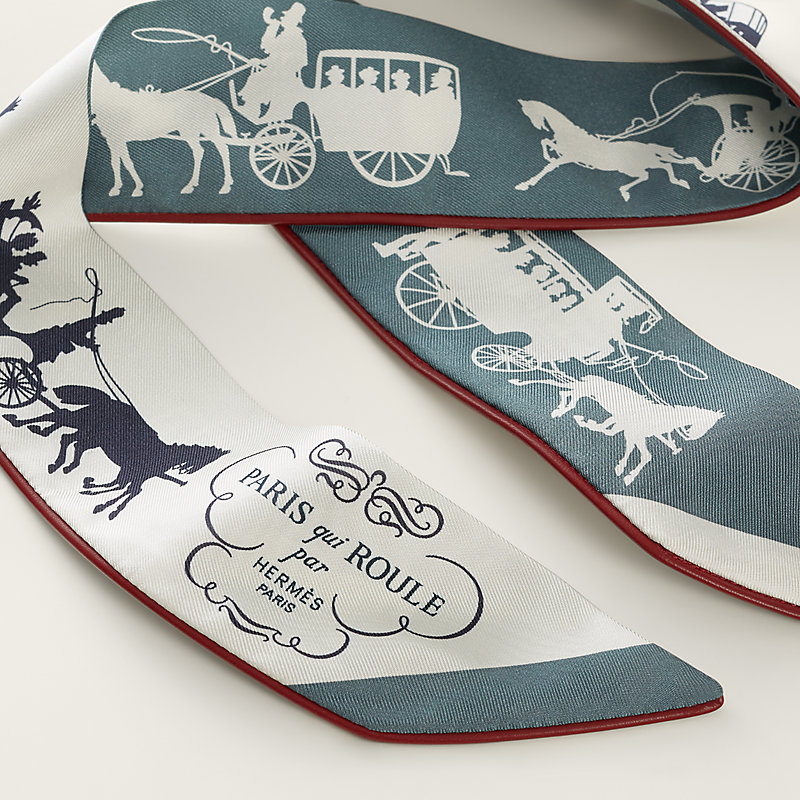 Paris Qui Roule forever Twilly - Brown | Hermès USA